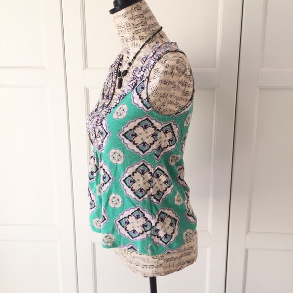 Anthropologie Akemi + Kin Hauraki Green Tank Top - Picture 6 of 8